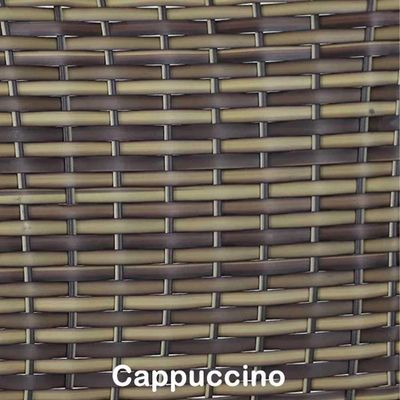 Jogo 6 Cadeiras E Mesa Para Varanda Vênus Trama Original Capuccino