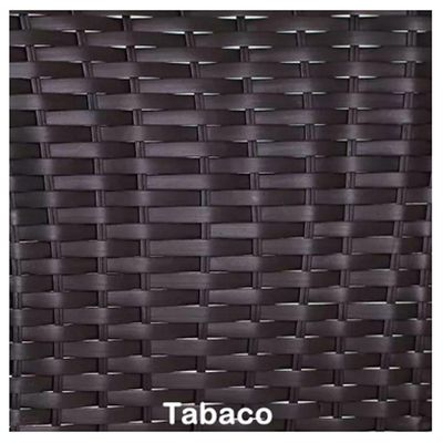 Jogo 6 Cadeiras E Mesa Vênus Para Area Externa Trama Tabaco