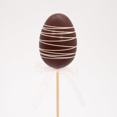 36 Ovos De Páscoa Chocolate Enfeite Decorativo Com Haste