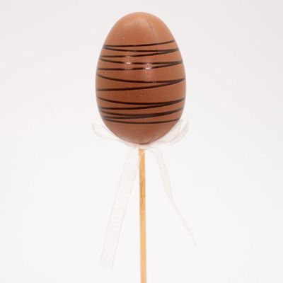 36 Ovos De Páscoa Chocolate Enfeite Decorativo Com Haste
