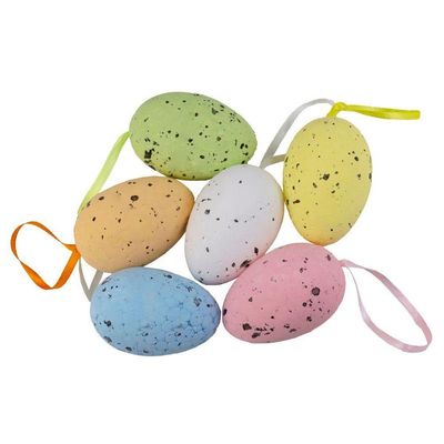 Enfeite Decorativo Páscoa 30 Ovos Pendentes Coloridos