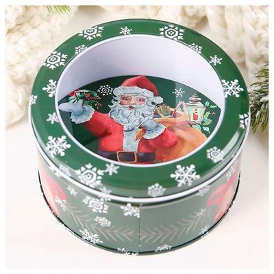 Lata Natalina Papai Noel Para Doces Chocolates