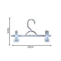 Kit 25un. Cabide Saia Infantil Fixo C/ Presilha G Em Ps Cristal