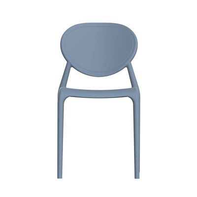 Cadeira Slick Sem Braço Azul Indigo Grifit