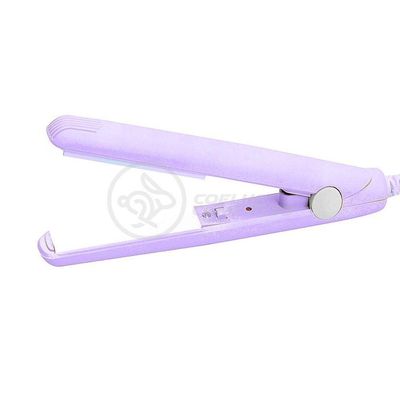 Mini Chapinha Prancha Portátil 17Cm Bivolt Profissional Roxo Bivolt