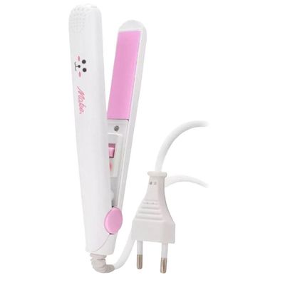 Mini Chapinha Prancha Franja Barba Portátil Ceramica Branco Bivolt