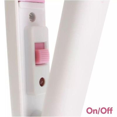 Mini Chapinha Prancha Franja Barba Portátil Ceramica Branco Bivolt