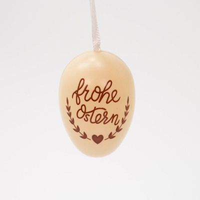 Kit 36 Ovos De Páscoa Pendente Marrom Enfeitado Decoração