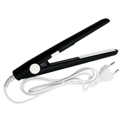 Mini Chapinha Portátil Prancha Alisadora De Preto Bivolt