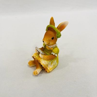 Coelho(a) Páscoa Fone E Tablet Em Resina Menina