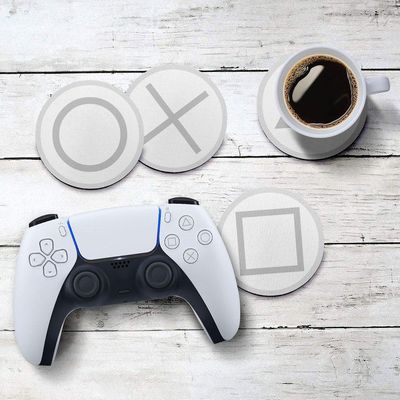 Jogo De Porta Copos Botões De Controle Ps5 New 2020 - 4 Peças