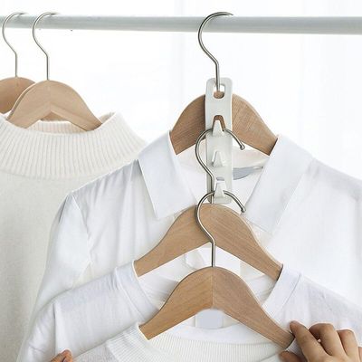 Kit 4 Ganchos Para Cabide Economize Espaço
