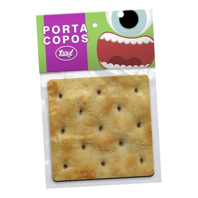 Jogo De Porta Copos Bolacha Cracker - 4 Peças