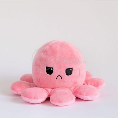 Polvo Reversível De Pelúcia 2 Em 1 Tiktok Pink E Rosa