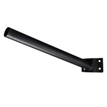 Suporte Barra Luminaria Solar Pintura Eletrostatica Aço Poste Parede Quintal Jardim Segurança