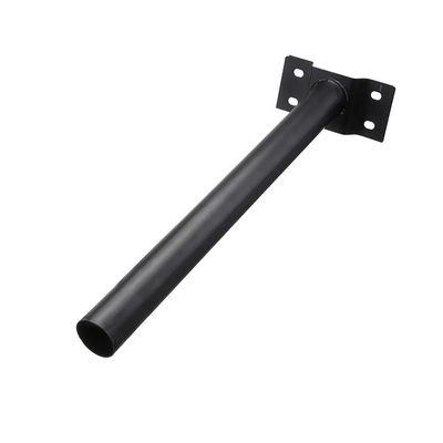 Suporte Barra Luminaria Solar Aço Pintura Eletrostatica Parede Poste Rua Segurança Iluminaçao Quinta
