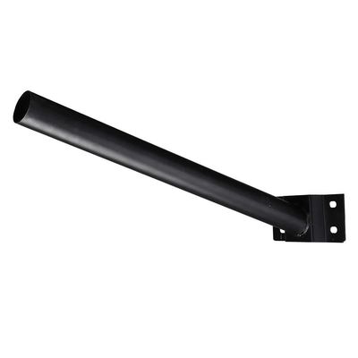 Suporte Barra Luminaria Solar Aço Pintura Eletrostatica Parede Poste Rua Segurança Iluminaçao Quinta