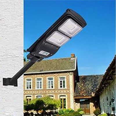 Suporte Barra Luminaria Solar Aço Pintura Eletrostatica Parede Poste Rua Segurança Iluminaçao Quinta