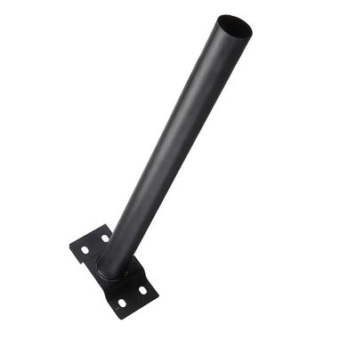 Suporte Luminaria Solar Barra Poste Aço Pintura Eletrostatica Rua Quintal Jardim Segurança Iluminaça
