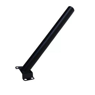Suporte Luminaria Solar Barra Poste Aço Pintura Eletrostatica Rua Quintal Jardim Segurança Iluminaça