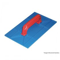 Desempenadeira Azul Zumplast Corrugada 12X22Cm