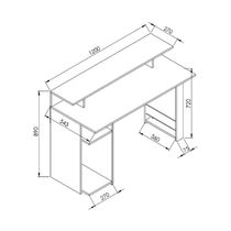 Mesa Gamer Com 1 Porta Revistas Multimóveis Cr25236 Preto