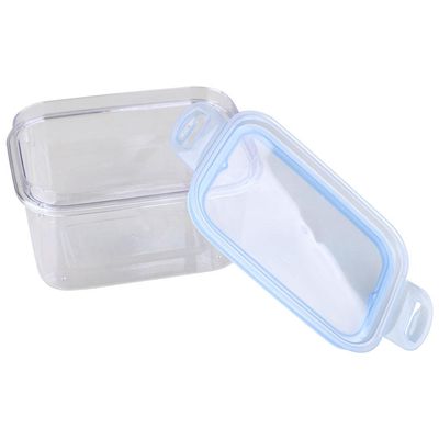 Porta Mantimentos Hermética Retangular 1.2L Plasutil Azul