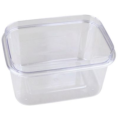 Porta Mantimentos Hermética Retangular 1.2L Plasutil Azul