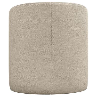 Kit 02 Poltronas Decorativa Giratória Para Sala De Estar Siena K01 Linho Bege