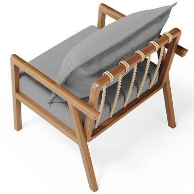 Kit 02 Poltronas Decorativa Para Sala De Estar Alícia B04 Bouclê Cinza