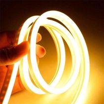 Fita Led Mangueira Neon 5 Mts Iluminação Silicone Flexível Corte 2.5 Cm - Amarelo