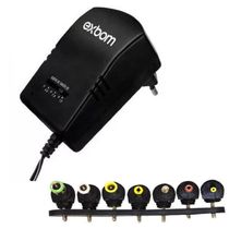 Fonte Universal Regulavel Ac 3v 4.5v 6v 7.5v 9v 12v 3a 3a