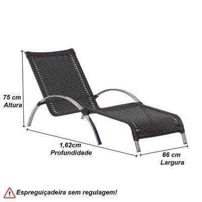 4 Cadeiras E Mesa 2 Espreguiçadeiras E Mesa Trama Original Tabaco