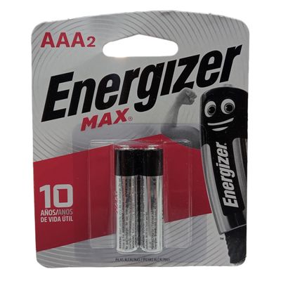 Pilha Energizer Max Palhito  AAA2 Emb C/2