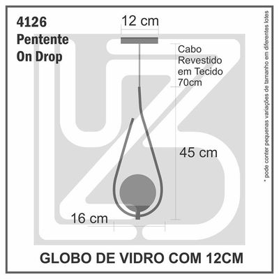 Kit 2 Pendentes Lustres On Drop Prata Globo De Vidro Branco