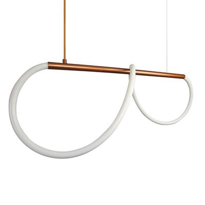 Lustre Design Moderno Rope 38w - Silicon Led 6000k - Bronze
