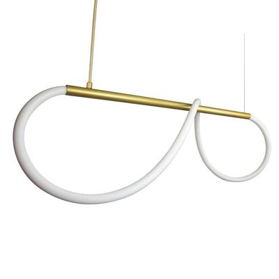 Lustre Design Moderno Rope 38w - Silicon Led 6000k - Ouro