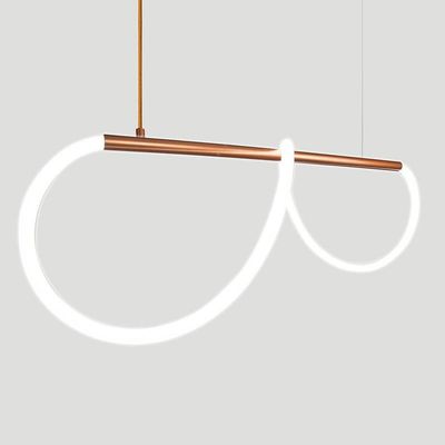 Lustre Design Moderno Rope 38w - Silicon Led 6000k - Bronze