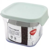 Pote Quadrado Plástico 750ml