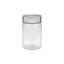Pote De Vidro Tramontina Purezza Com Tampa De Aço Inox 10 Cm 1 L Tramontina
