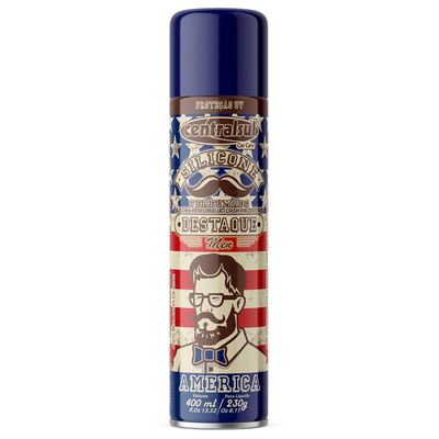 Silicone Perfumado Aerosol Men America 400ml - Centralsul