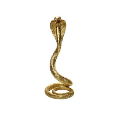 Escultura Serpente Em Poliresina 41x16x16cm