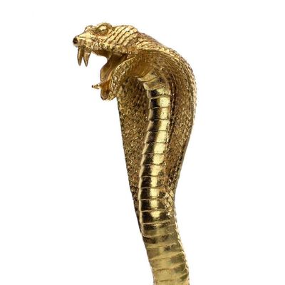 Escultura Serpente Em Poliresina 41x16x16cm