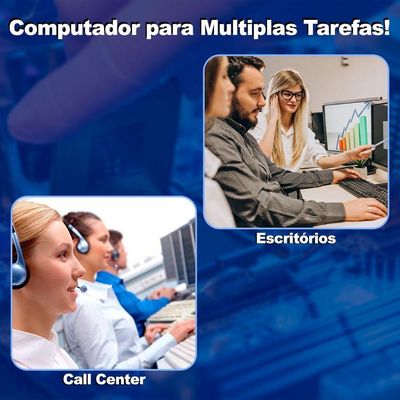 Computador Desktop Intel Core I5, 16gb Ram, Ssd 480gb, Hdmi, Windows 10 Pro 64 Bits