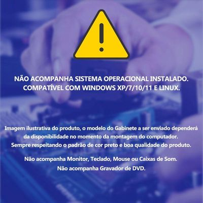 Computador Desktop, Intel Core I5 9º Geração, 8gb Ram, Hd Ssd 240gb, Conexões Usb-vga-hdmi-lan-som