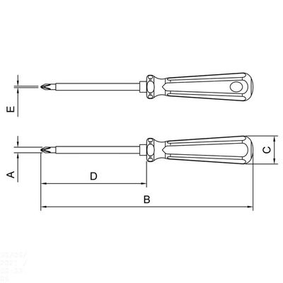 Chave De Fenda Isolada Ponta Cruzada Em Aço Cromo Vanádio 3x150 Mm (1/8x6") Pro