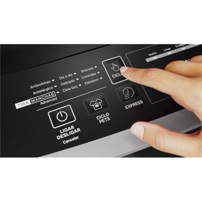 Lavadora Brastemp 17kg Cinza Platinum 110v Bw17ltahbr