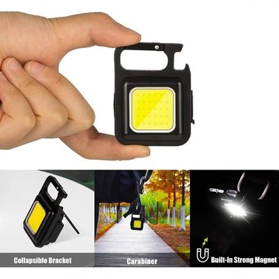 Mini Lanterna Led Chaveiro Mosquetão Portáti Imã Potente Usb