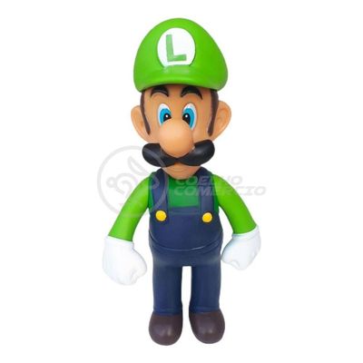 Boneco Action Figure Luigi Super Size 23Cm Super Mario