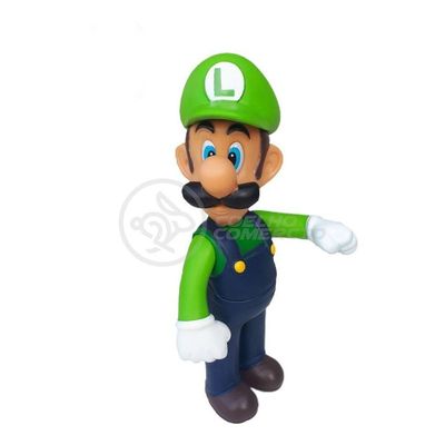 Boneco Action Figure Luigi Super Size 23Cm Super Mario